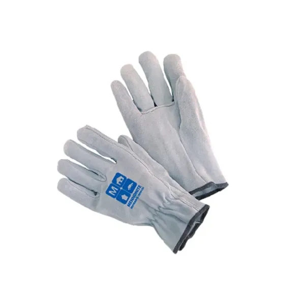 Gray, split grain, leather trucker's work glove. Item sizes: small-XL. 10... from ASI 79951 Promosafe / Promosafe