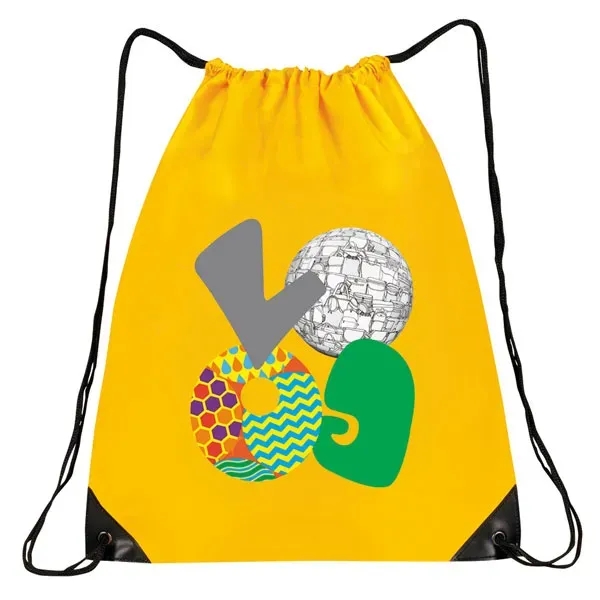 Made of nylon 210 denier, this all-purpose drawstring tote measures 15"... from ASI 46420 Continental Mkting Svc Inc / CMBags