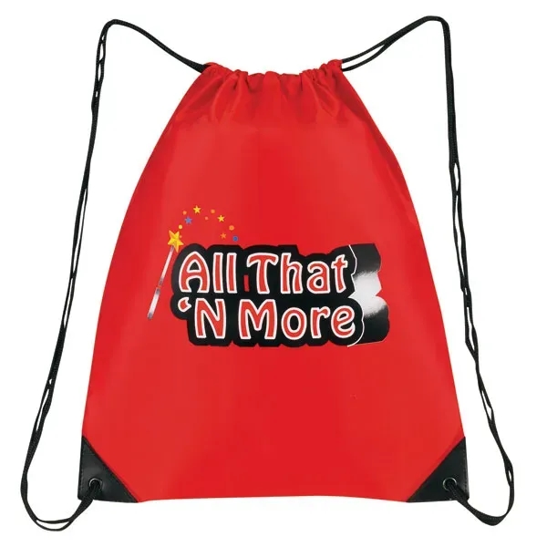 Made of nylon 210 denier, this all-purpose drawstring tote measures 15"... from ASI 46420 Continental Mkting Svc Inc / CMBags