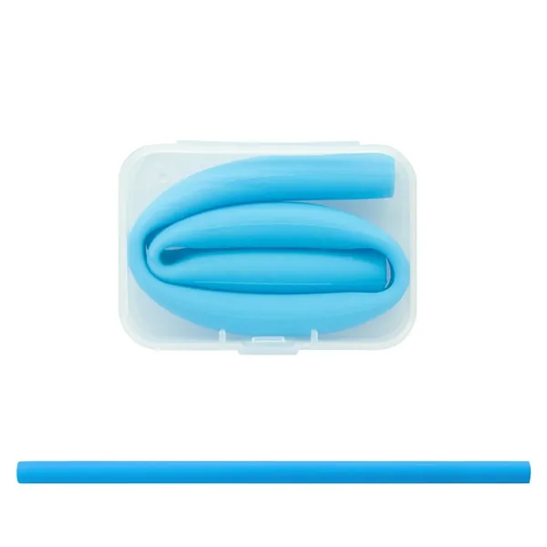 Silicone Straws with Rectangular box... from ASI 39820 Opusline (Benmex) / Opus Line