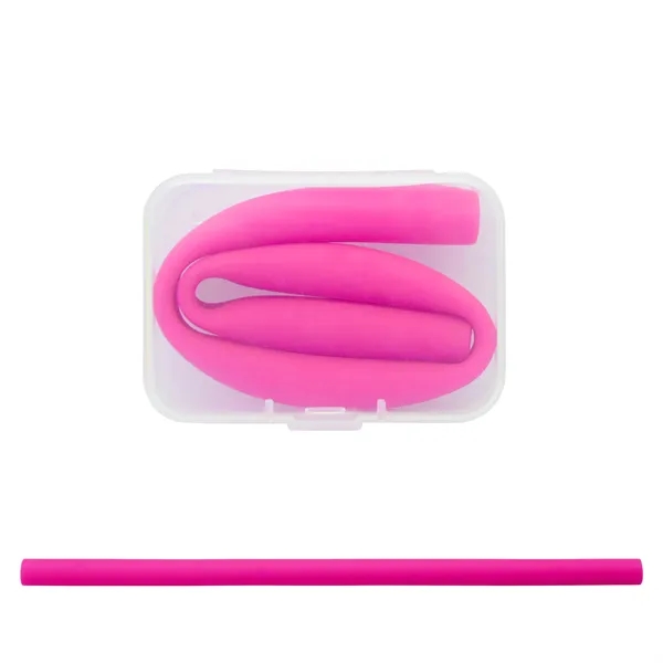 Silicone Straws with Rectangular box... from ASI 39820 Opusline (Benmex) / Opus Line