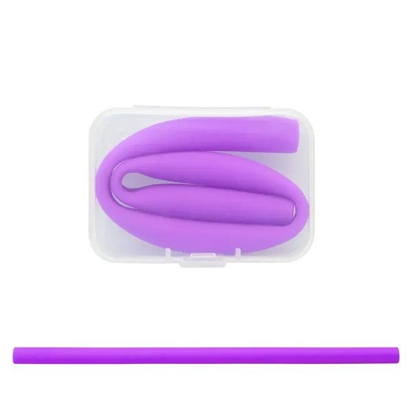 Silicone Straws with Rectangular box... from ASI 39820 Opusline (Benmex) / Opus Line