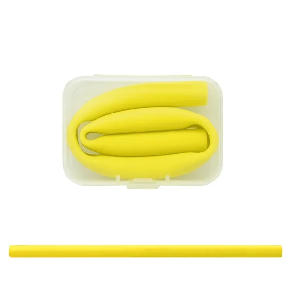 Silicone Straws with Rectangular box... from ASI 39820 Opusline (Benmex) / Opus Line