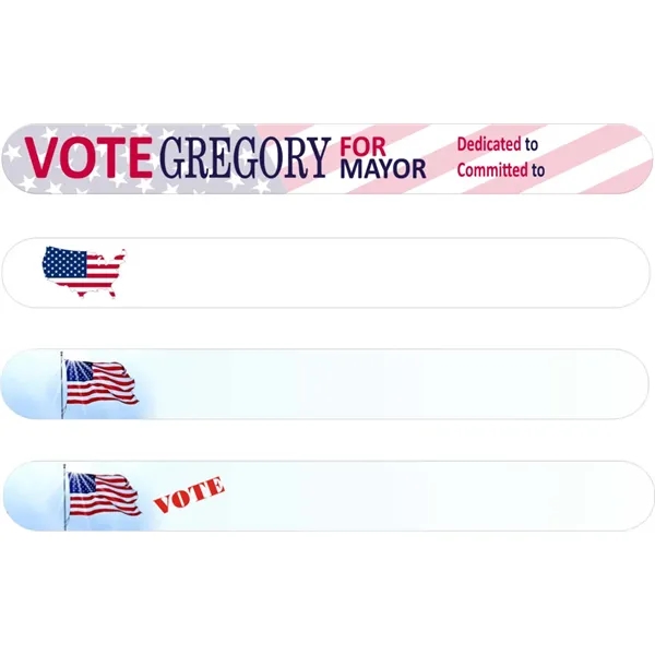 Emery Boards PATRIOTIC Designs 2 color imprint included 4.625" x .5"... from ASI 57713 Glow Promotions / Glow Promotions