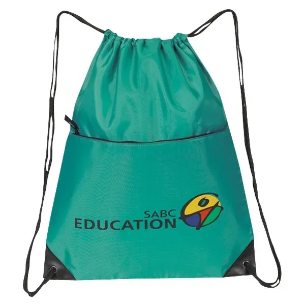 Made of 210 denier nylon, this all-purpose drawstring tote measures 15"... from ASI 46420 Continental Mkting Svc Inc / CMBags