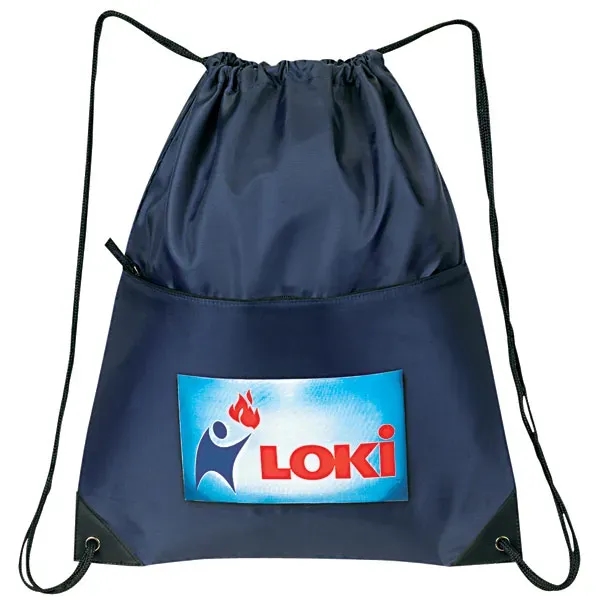 Made of 210 denier nylon, this all-purpose drawstring tote measures 15"... from ASI 46420 Continental Mkting Svc Inc / CMBags