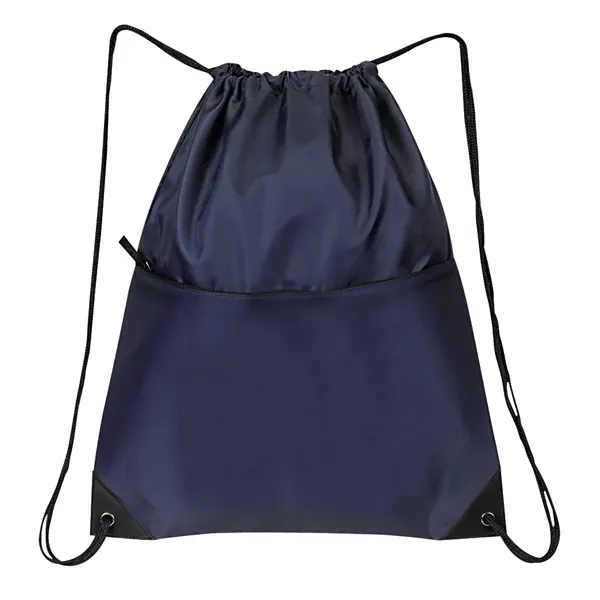Made of 210 denier nylon, this all-purpose drawstring tote measures 15"... from ASI 46420 Continental Mkting Svc Inc / CMBags