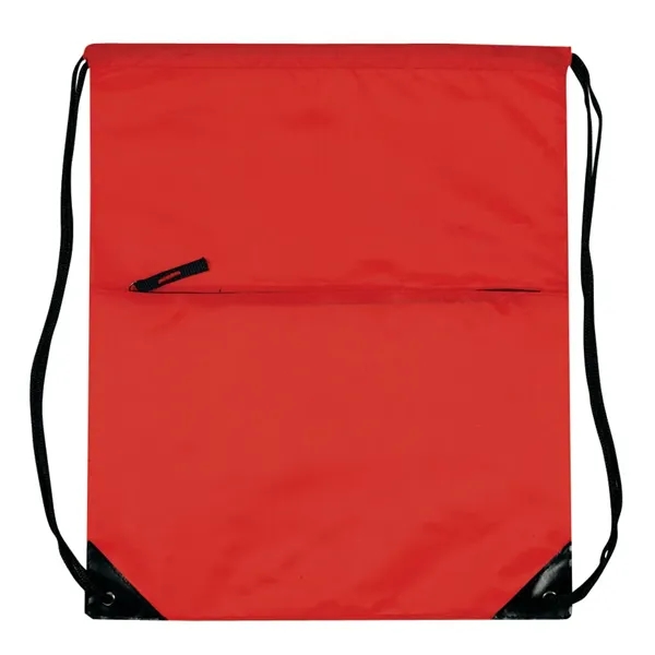 Made of 210 denier nylon, this all-purpose drawstring tote measures 15"... from ASI 46420 Continental Mkting Svc Inc / CMBags