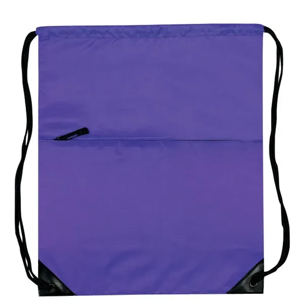 Made of 210 denier nylon, this all-purpose drawstring tote measures 15"... from ASI 46420 Continental Mkting Svc Inc / CMBags