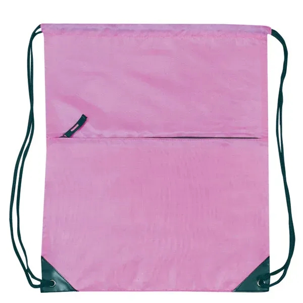 Made of 210 denier nylon, this all-purpose drawstring tote measures 15"... from ASI 46420 Continental Mkting Svc Inc / CMBags