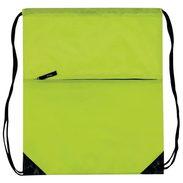 Made of 210 denier nylon, this all-purpose drawstring tote measures 15"... from ASI 46420 Continental Mkting Svc Inc / CMBags