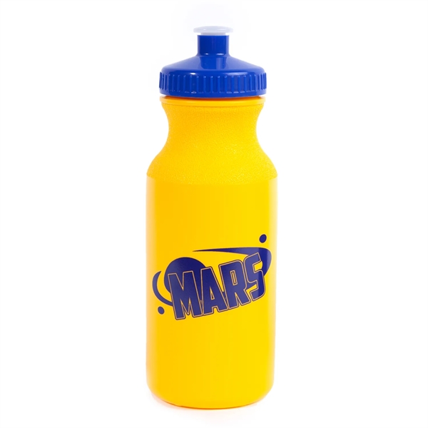 20 oz. polyethylene water bottle with flip top lid and easy... from ASI 62088 IDProductsource