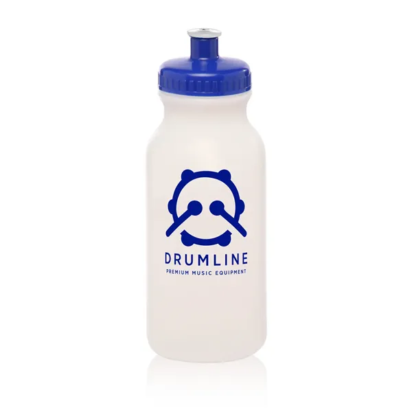 20 oz. polyethylene water bottle with flip top lid and easy... from ASI 62088 IDProductsource