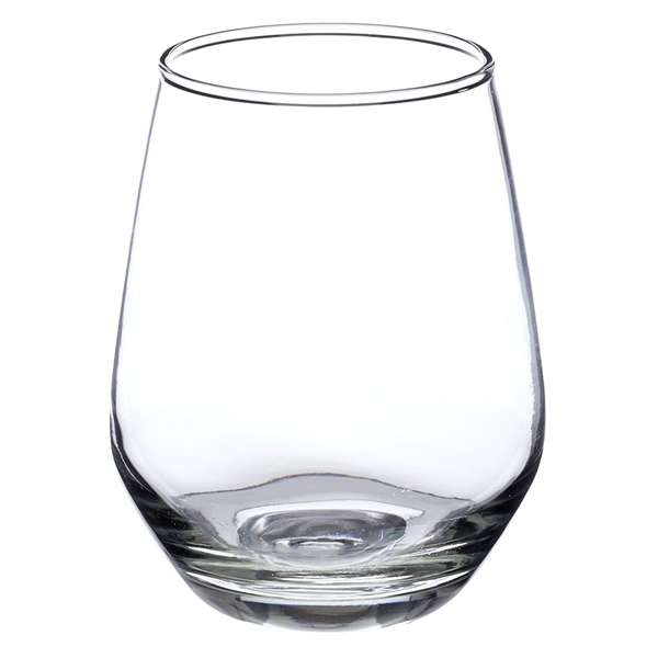 12 oz. wine glass with stemless design, brim and handful base.... from ASI 39552 BEL Promo