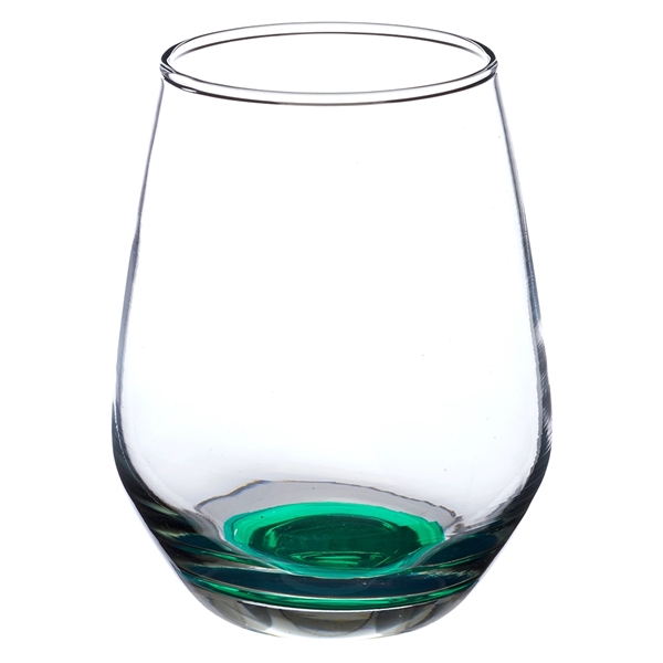 12 oz. wine glass with stemless design, brim and handful base.... from ASI 39552 BEL Promo