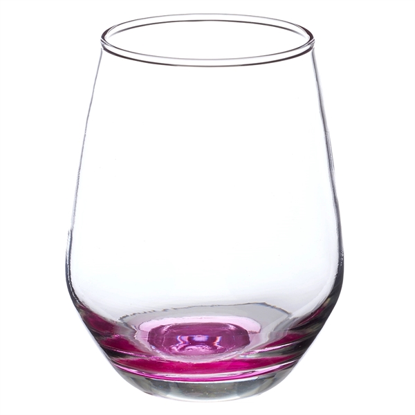 12 oz. wine glass with stemless design, brim and handful base.... from ASI 39552 BEL Promo
