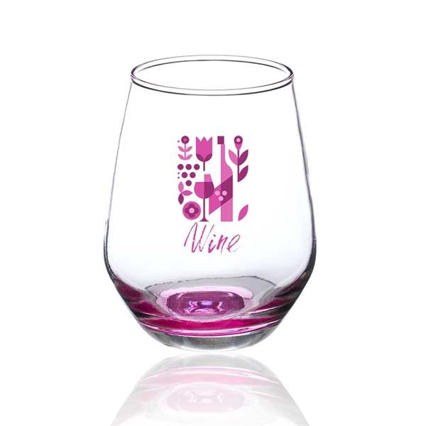 12 oz. wine glass with stemless design, brim and handful base.... from ASI 39552 BEL Promo
