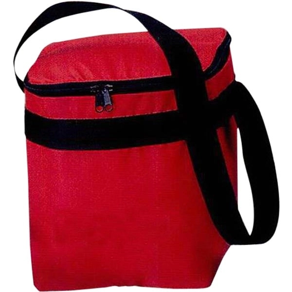 Twelve pack cooler with foam insulation, dual zipper pulls and 1"... from ASI 88782 Sport Systems Custom Bag Corp / Sport Systems Custom Bag