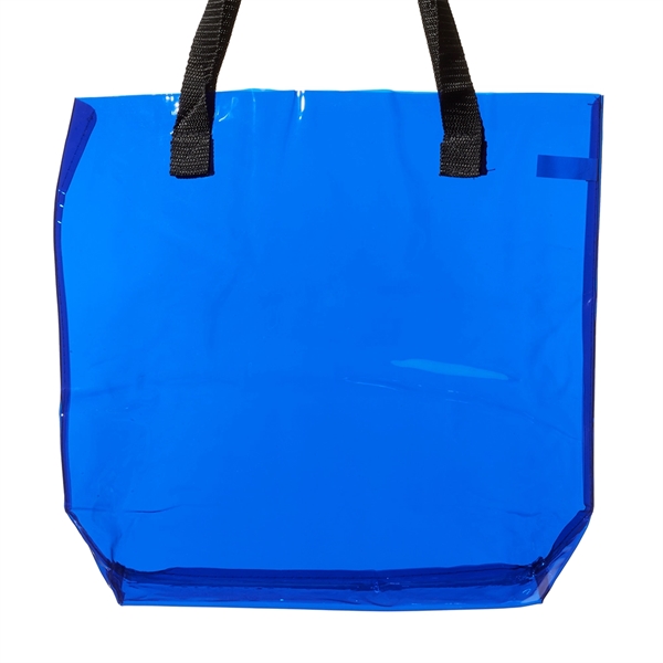 6" x 12" x 12" clear plastic tote bag with handles.... from ASI 39552 BEL Promo