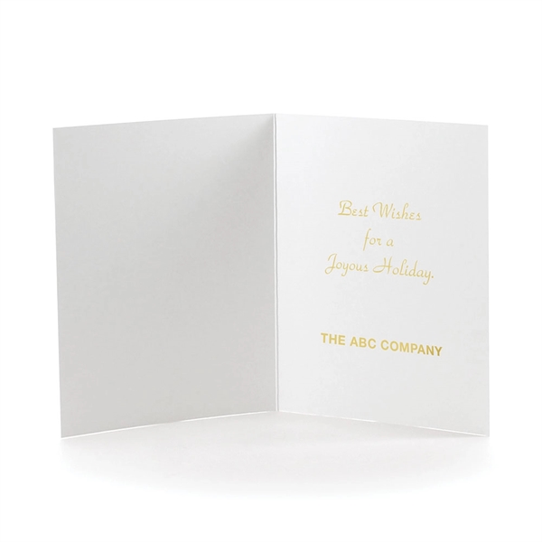 Classic 5" x 7" Holiday Greeting Card 5" x 7" Gold... from ASI 95280 Warwick Publishing Co / Warwick