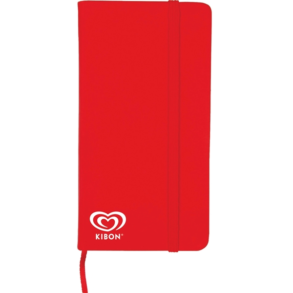 3" x 6" 60-sheet Comfort Touch Hardboard Junior Notebook with PVC... from ASI 63549 Jornik Manufacturing Corp / Jornik