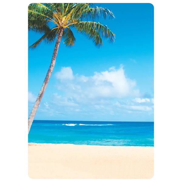 Playing cards with a beach themed background.... from ASI 56080 Playing Cards On Demand