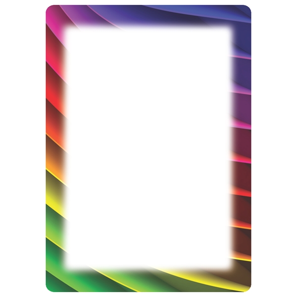 Playing cards with a rainbow frame background.... from ASI 56080 Playing Cards On Demand