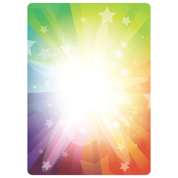 Playing cards with a multi-color frame background.... from ASI 56080 Playing Cards On Demand