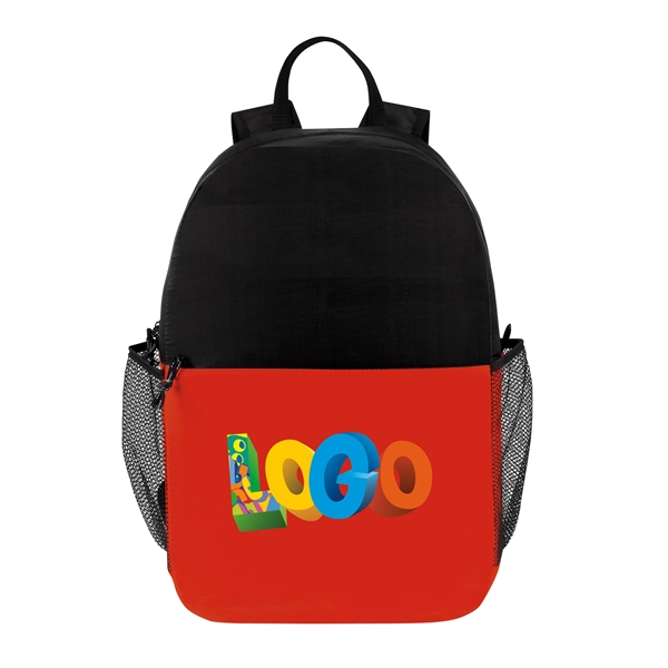 Lightweight backpack with large main zippered compartment, packable zippered hanging interior... from ASI 46420 Continental Mkting Svc Inc / CMBags