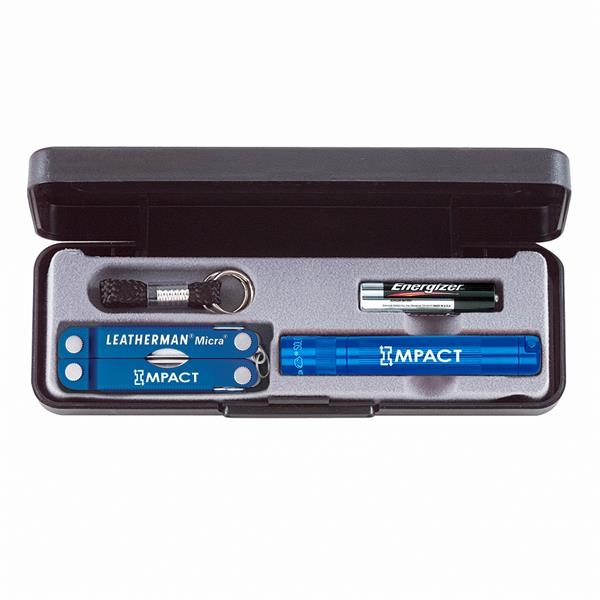 Mag-Lite flashlight featuring a stainless steel tool with spring-action scissors, knife... from ASI 46170 Compass Industries Inc