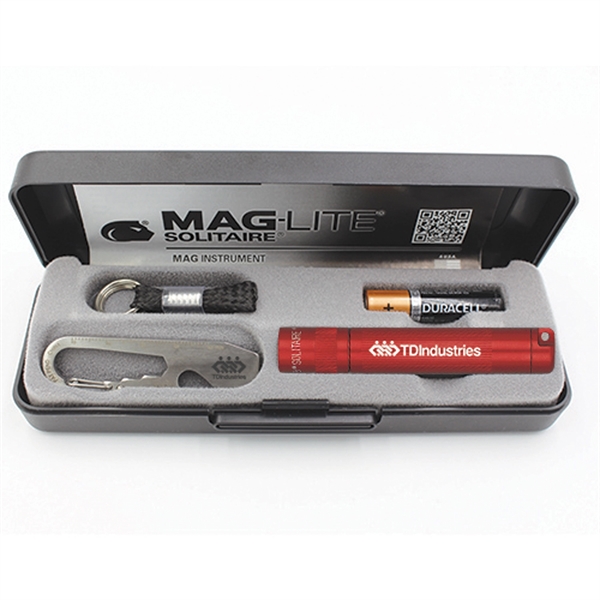 Mag-Lite flashlight with a stainless steel Doohickey tool with multiple functions.... from ASI 46170 Compass Industries Inc