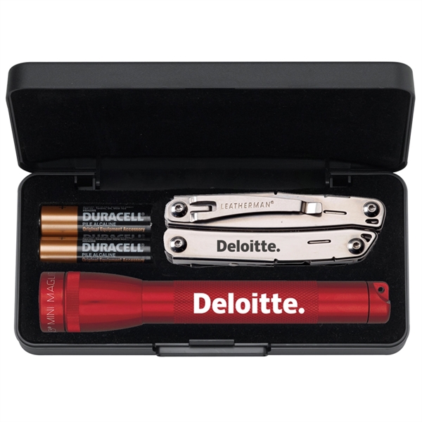 Mini flashlight with a multi-functional tool set.... from ASI 46170 Compass Industries Inc