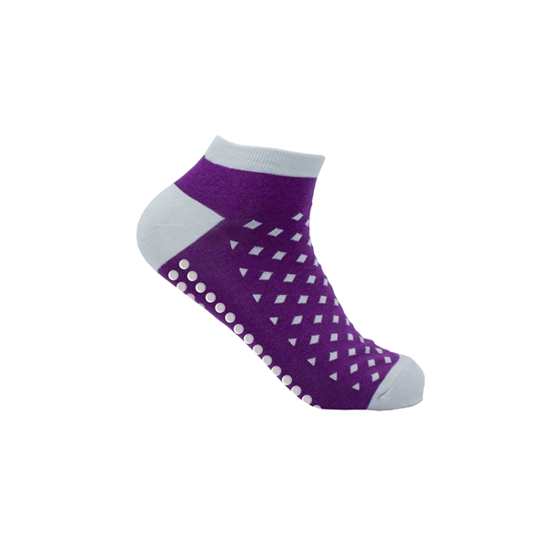 Pantone matched ankle socks made of nylon, cotton, and spandex, woven... from ASI 45657 Pop! Promos