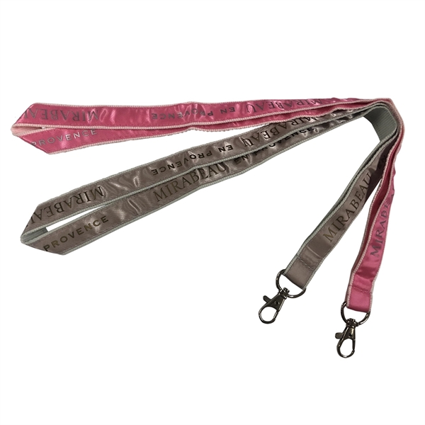 Polyester lanyard and satin 36" lanyard in 3/4" or 1" widths... from ASI 37218 Athena Promo (tm)