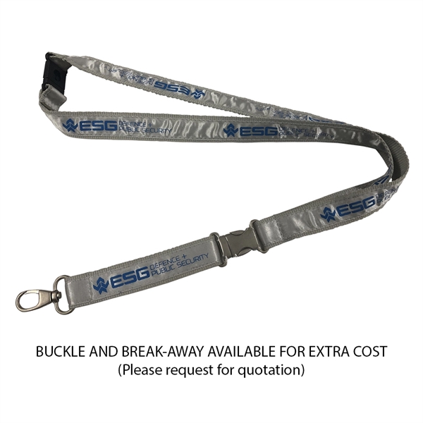 Polyester lanyard and satin 36" lanyard in 3/4" or 1" widths... from ASI 37218 Athena Promo (tm)