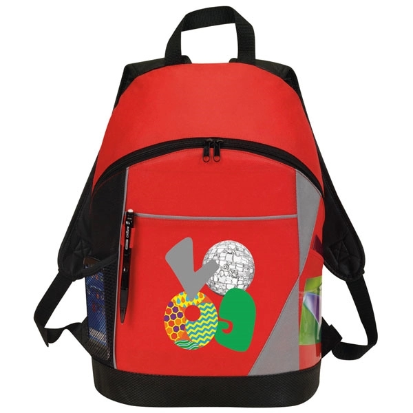 Backpack made of 90G non-woven, coated water-resistant polypropylene. 100% recyclable and... from ASI 46420 Continental Mkting Svc Inc / CMBags