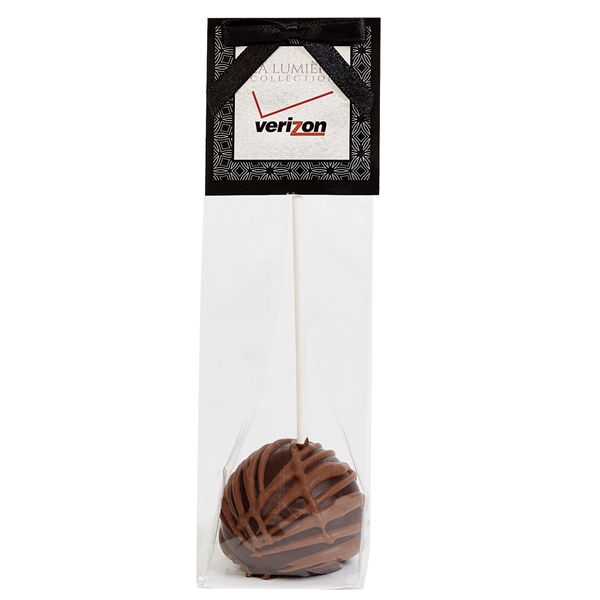 Black Tie Favorites - Truffle Pop in a Header Bag.... from ASI 71685 Midnite Snax®