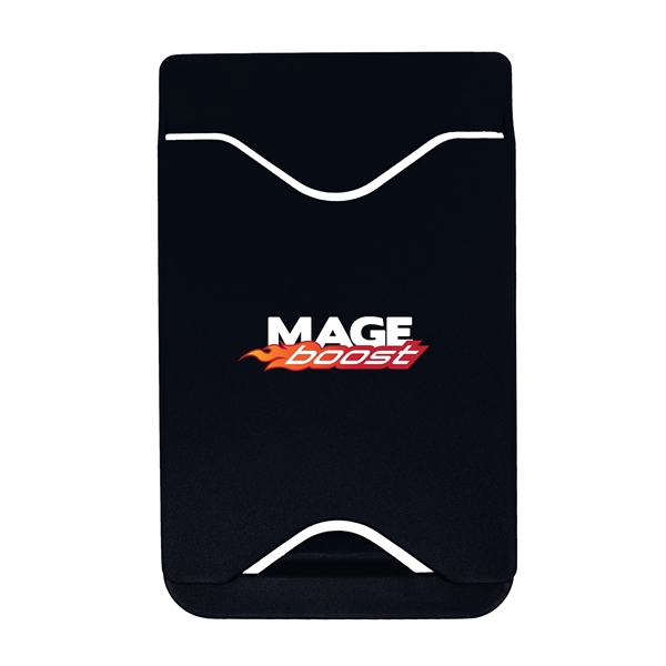 2.25" x 3.7" x 0.15" plastic wallet with adhesive strip on... from ASI 90807 Tekweld