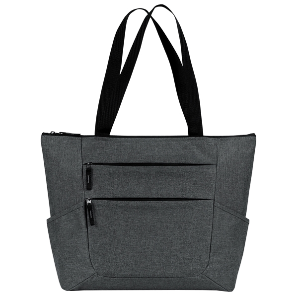 Premium zippered tote that holds a 10" tablet with case and... from ASI 46420 Continental Mkting Svc Inc / CMBags