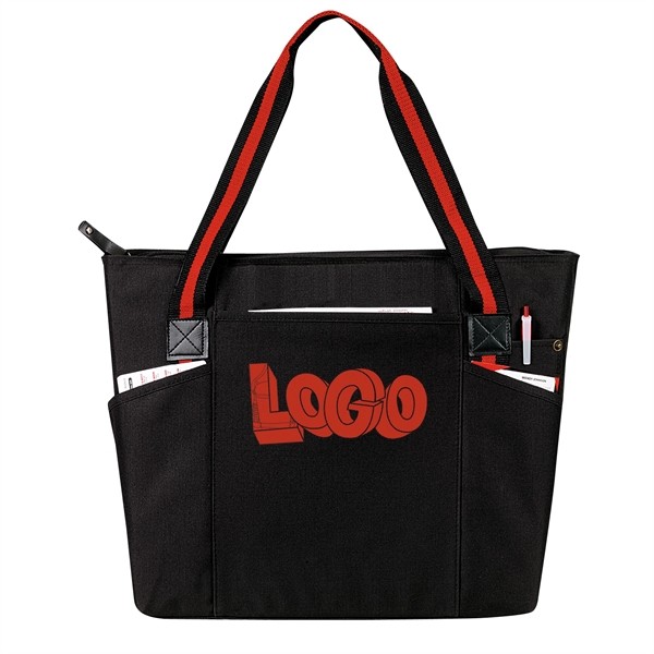 Bag made of poly 600 denier measures 20" x 13.5" x... from ASI 46420 Continental Mkting Svc Inc / CMBags