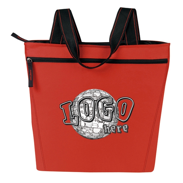 Made of poly 600 denier and measuring 18" (top) x 15"... from ASI 46420 Continental Mkting Svc Inc / CMBags