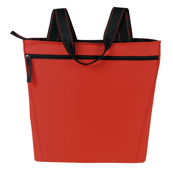 Made of poly 600 denier and measuring 18" (top) x 15"... from ASI 46420 Continental Mkting Svc Inc / CMBags