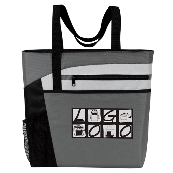 Tote made of poly 600 denier and 300 denier ripstop polyurethane... from ASI 46420 Continental Mkting Svc Inc / CMBags
