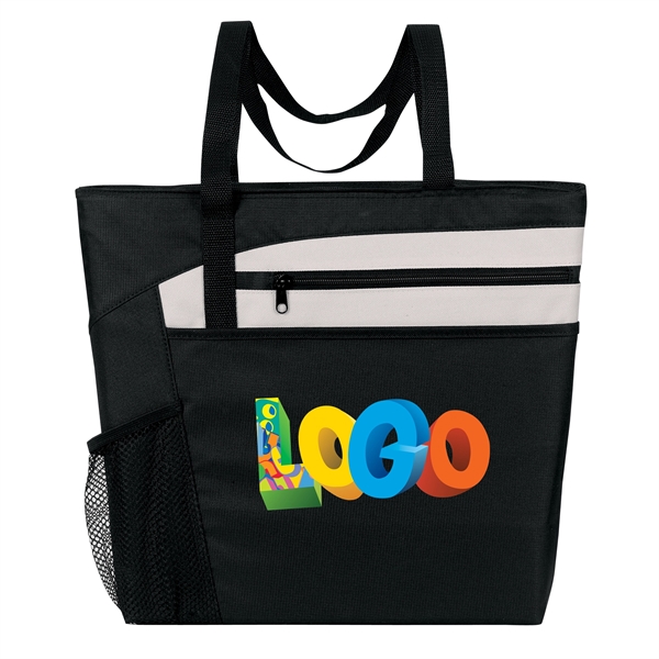 Tote made of poly 600 denier and 300 denier ripstop polyurethane... from ASI 46420 Continental Mkting Svc Inc / CMBags