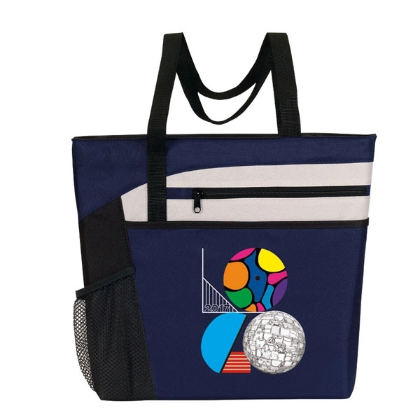 Tote made of poly 600 denier and 300 denier ripstop polyurethane... from ASI 46420 Continental Mkting Svc Inc / CMBags