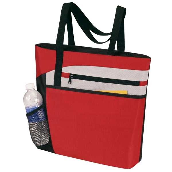 Tote made of poly 600 denier and 300 denier ripstop polyurethane... from ASI 46420 Continental Mkting Svc Inc / CMBags