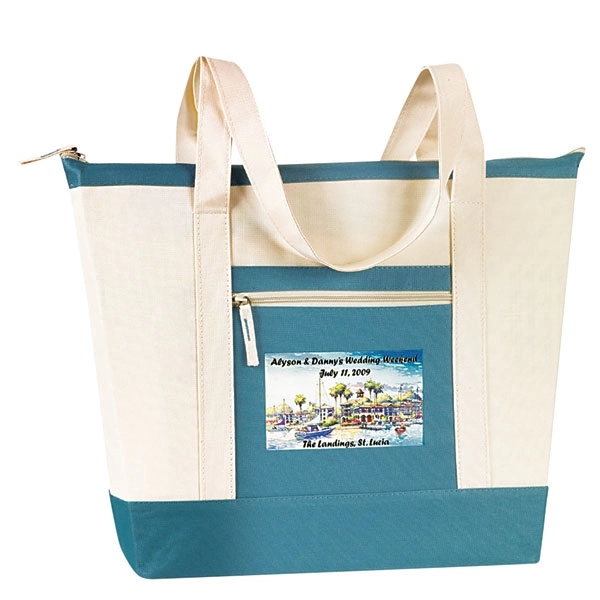 Bag made of 600 denier poly and measuring 21" (top) x... from ASI 46420 Continental Mkting Svc Inc / CMBags