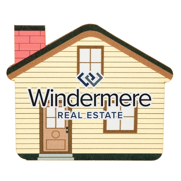 House coaster made from natural pulp board. Available in 40 pt... from ASI 43051 CPS / Keystone CPS CPS/Keystone