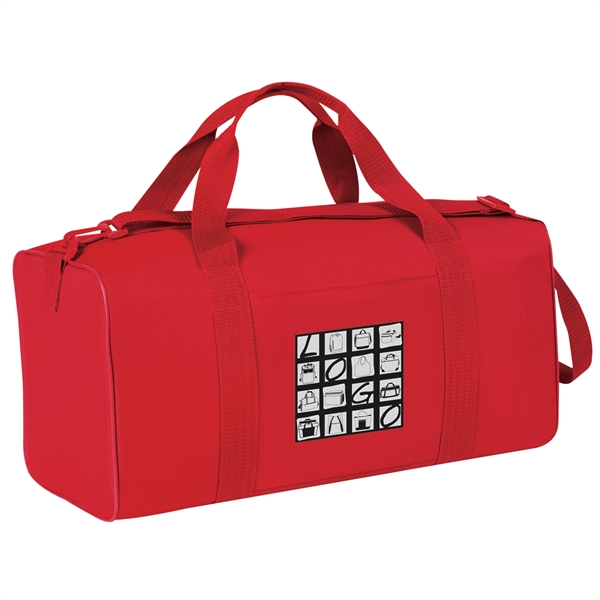Economy square duffel bag. Measuring 19" x 9" x 9" and... from ASI 46420 Continental Mkting Svc Inc / CMBags