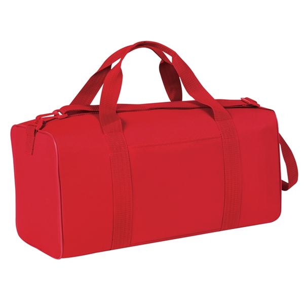Economy square duffel bag. Measuring 19" x 9" x 9" and... from ASI 46420 Continental Mkting Svc Inc / CMBags